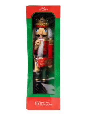 Charming 15" Horn Nutcracker