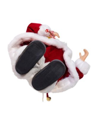 12" Standing Christmas Santa with Sack