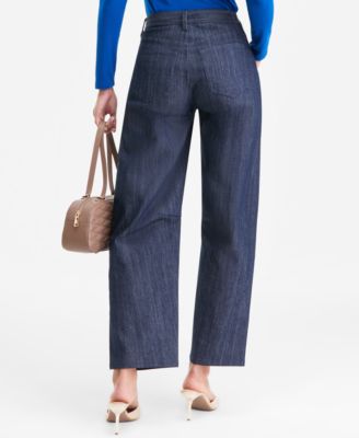 Women's High-Rise Barrel-Leg Jeans