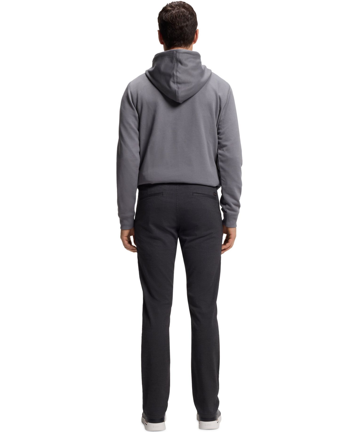 Men's Patterned Stretch Fabric Slim-Fit Pants