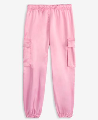 Epic Threads Girls 5-12 Satin Cargo Jogger Pants, Exclusive