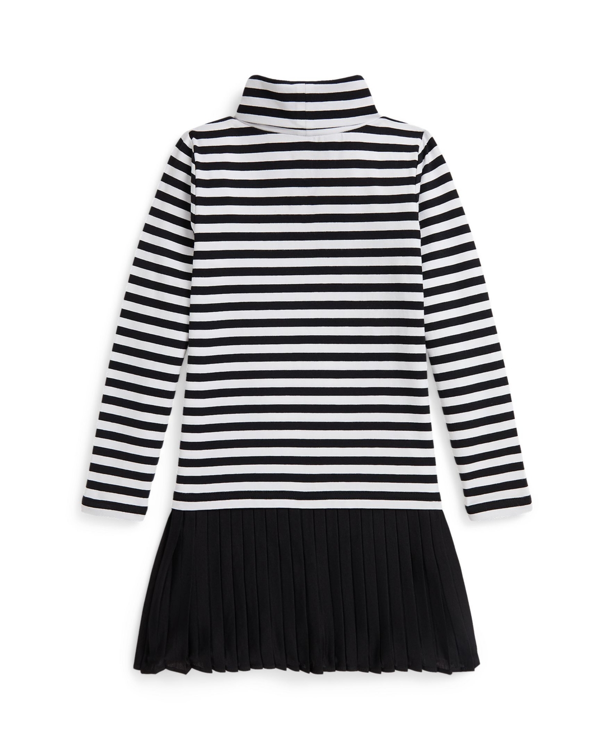 Polo Ralph Lauren Girls 2T-6X Striped Turtle Neck Dress