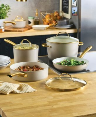 Forged Induction 12-Piece Aluminum Ceramic Nonstick Cookware Set