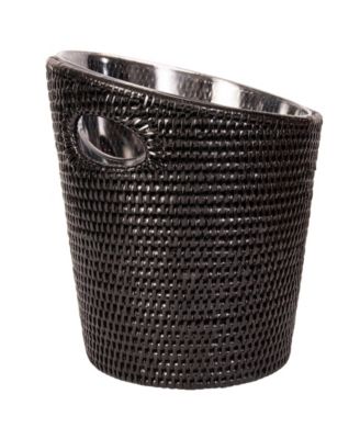 Artifacts Trading Company Rattan Champagne Bucket with Acrylic Insert
