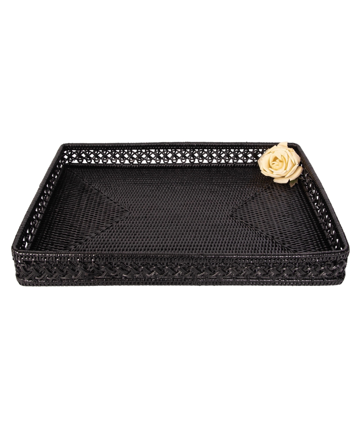 Artifacts Rattan Seca Design Rectangular Tray 17"