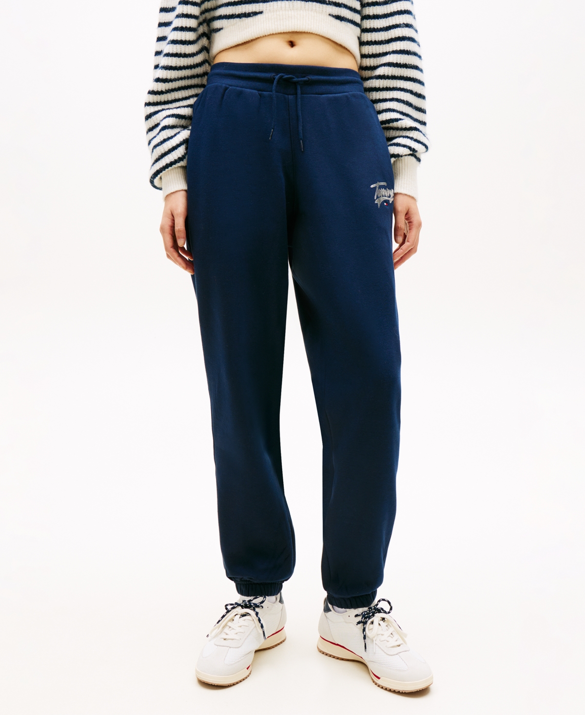 Tommy Jeans Women's Relaxed Fit Pull-on Sweatpants In Blue
