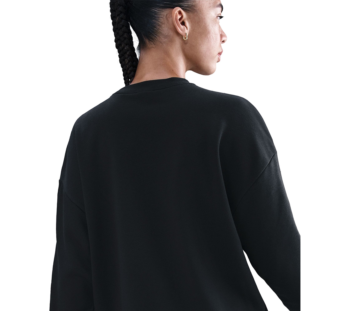 Nike Women's Fleece Loose Fit Crew Neck T-Shirt