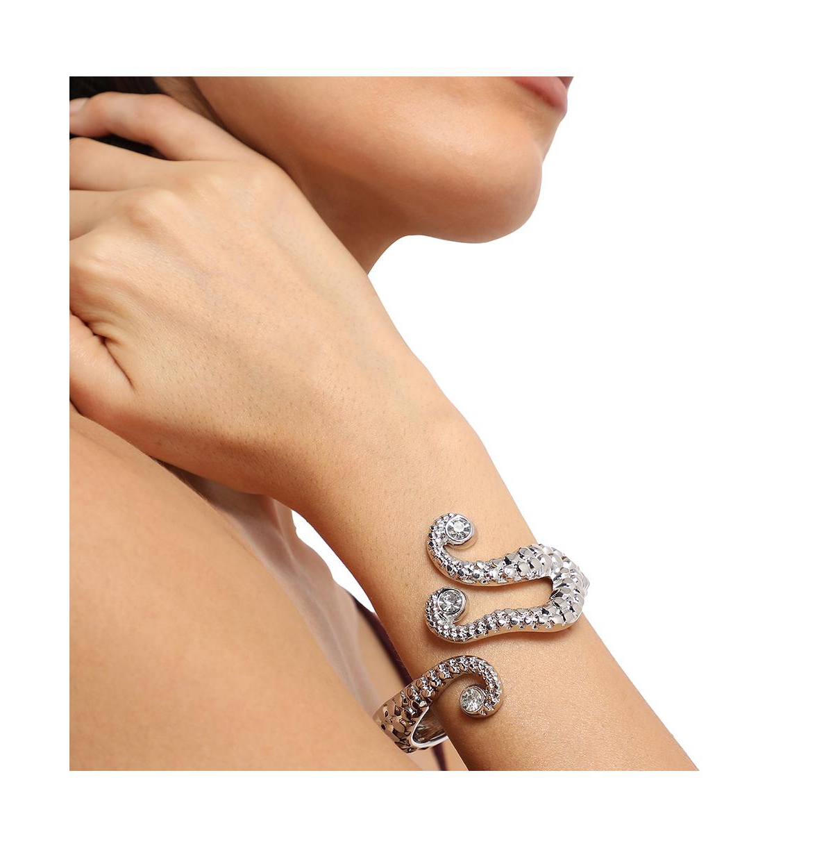 Sohi Squid Arms Bracelet In Silver