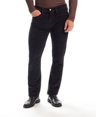Vintage & Black - Men's Two-Tone 5-Pocket Cord Pants