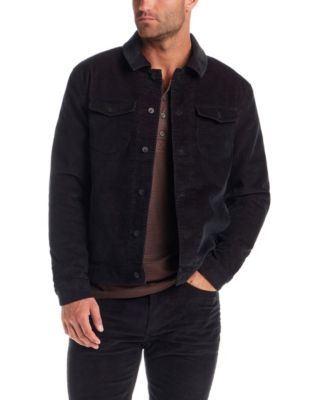 Vintage & Black - Men's Two-Tone Long-Sleeve Cord Jacket