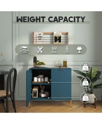 2-Door Accent Cabinet Storage Cabinet