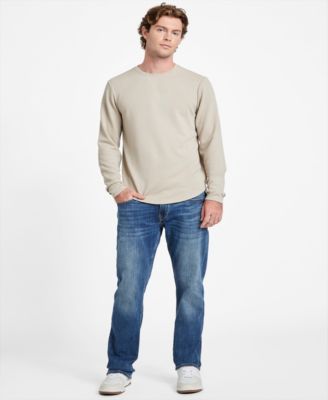 Men's Textured Long-Sleeve T-Shirt