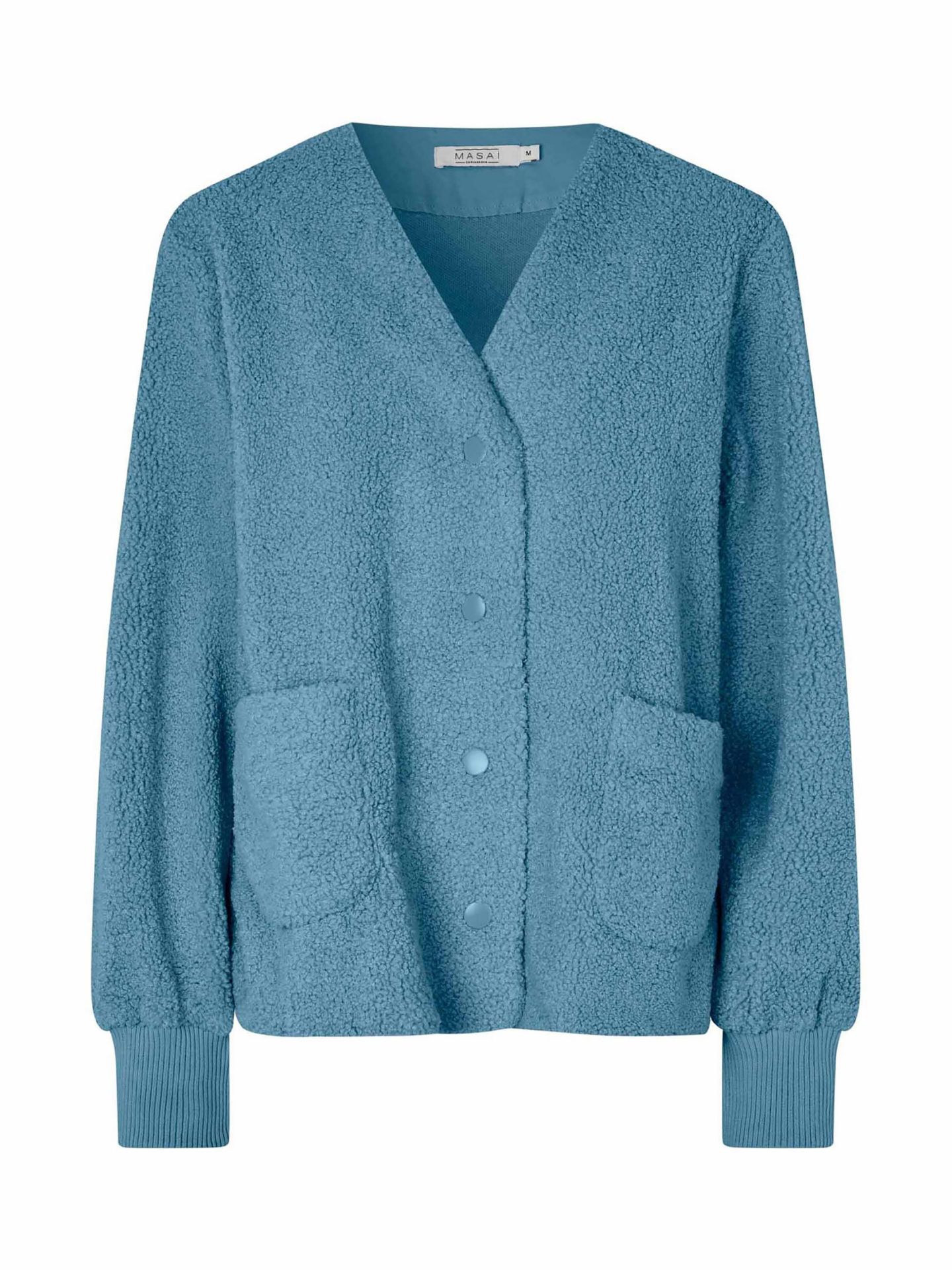 Женская куртка Masai Copenhagen MaJunte V-Neck Long Sleeve, цвет: Синий — фото 5