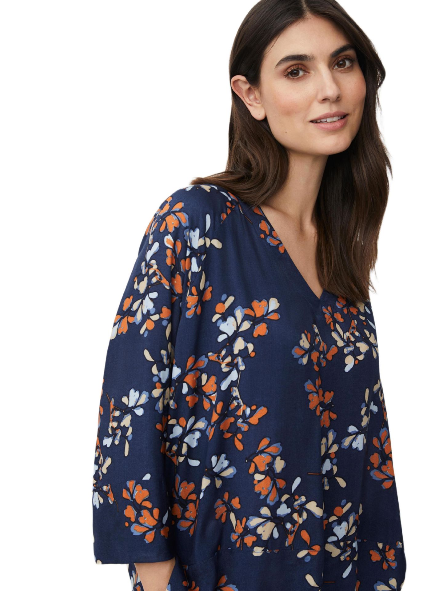 Женский топ Masai Copenhagen MaBenika V-Neck 3/4 Sleeve, цвет: Autumnal — фото 2