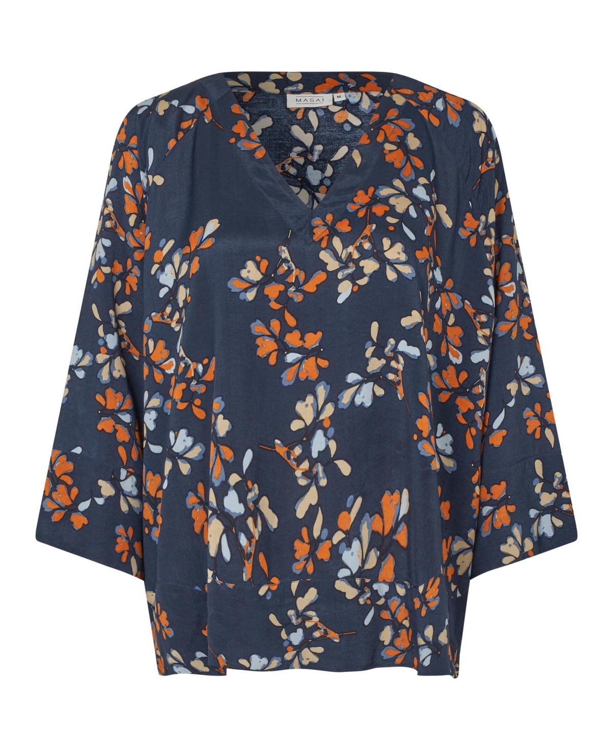 Masai Copenhagen Women's MaBenika V-Neck 3/4 Sleeve Top