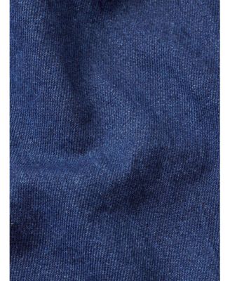 Women's Long Sleeve V-Neck Denim Midi Dress