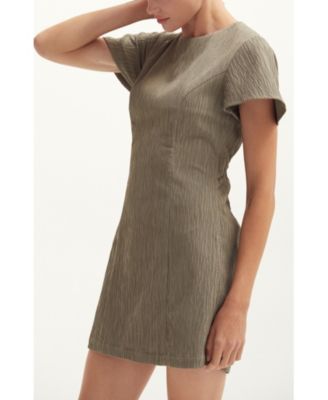 Women's Women's Celene Textured Back Cut Out Mini Dress