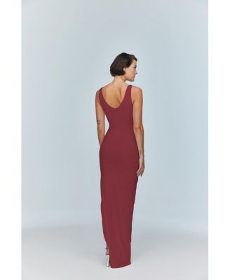 Women's Sara Dress - Elegant Cut-Out Maxi | Event Wear