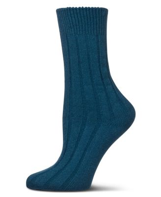 Women's Neutral Ribbed Knit Essential Boot Socks