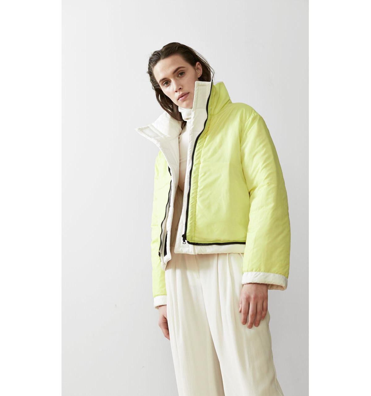 Caalo Women's Reversible Convertible Sustainable Down Coat