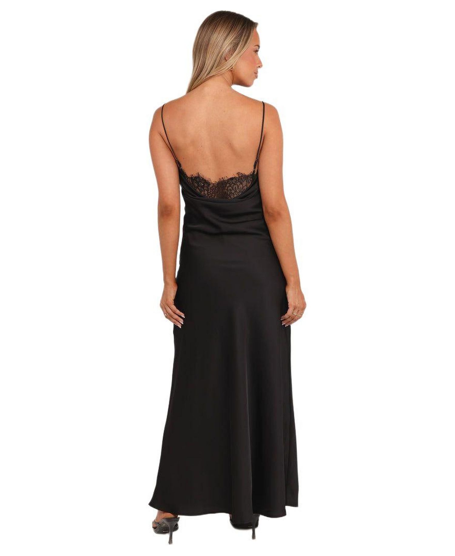 Women's Evana Lace Maxi Dress - Black