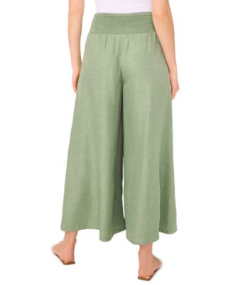 Women's Cropped Wide-Leg Pants