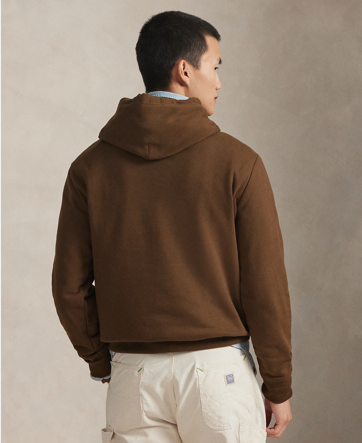 Polo Ralph Lauren Men's Long Sleeves Graphic Print Sweatshirt In Brown