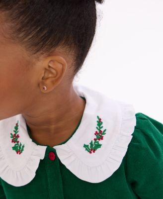 Baby Girls' Long-Sleeve Holly Collar Dress