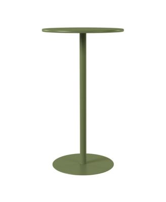 41.25" Adjustable Metal Round Bar Height Table