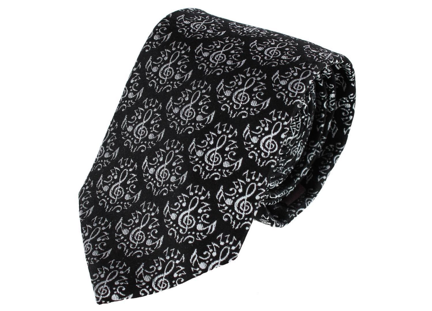 Men's Maestro's Melody Mayhem Muscial Note Novelty Silk Necktie