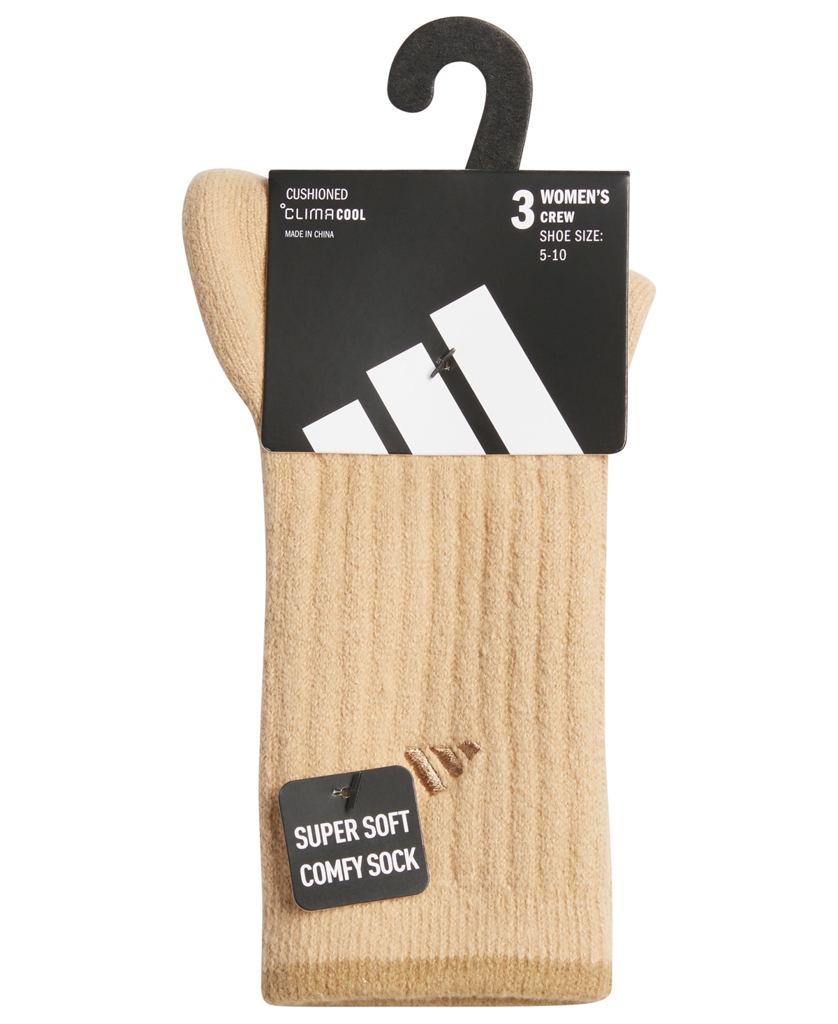 Adidas Originals Womens Cushioned Comfort 2.0 3-pack Crew In Multi