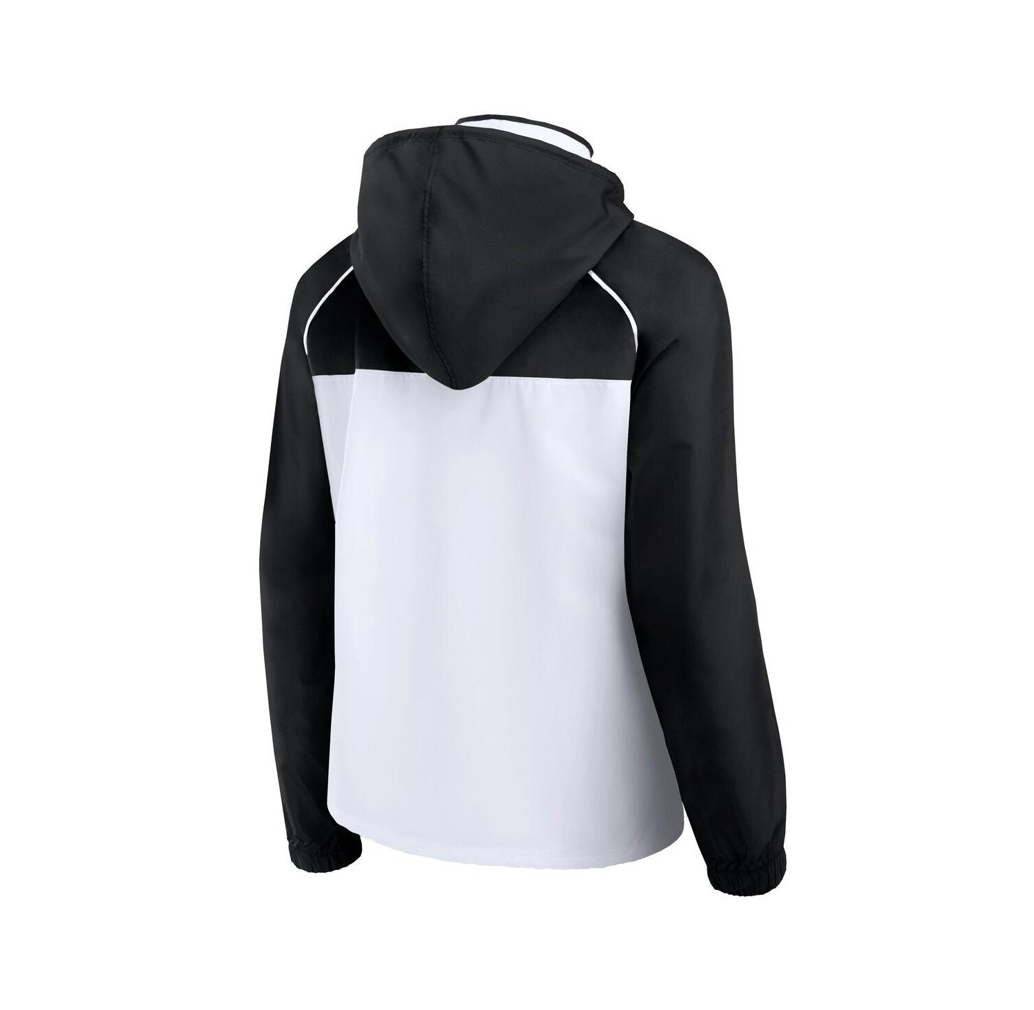 Women's White New York Jets Full-Zip Anorak Hoodie Jacket