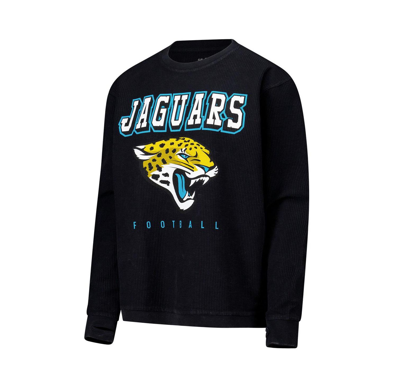Women's Black Jacksonville Jaguars Comfy Cord Pullover Sweatshirt