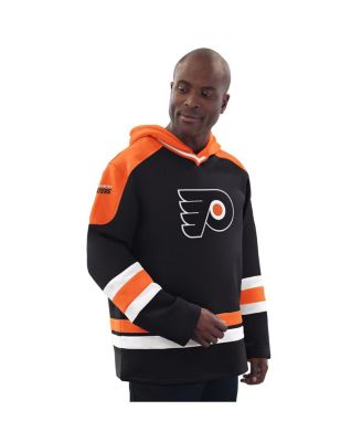 Starter - Men's Orange/Black Philadelphia Flyers Hockey Pullover Hoodie