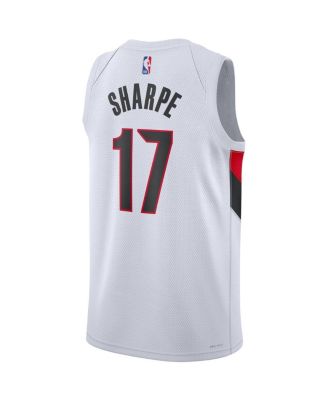 Men's and Women's Shaedon Sharpe White Portland Trail Blazers Swingman Player Jersey