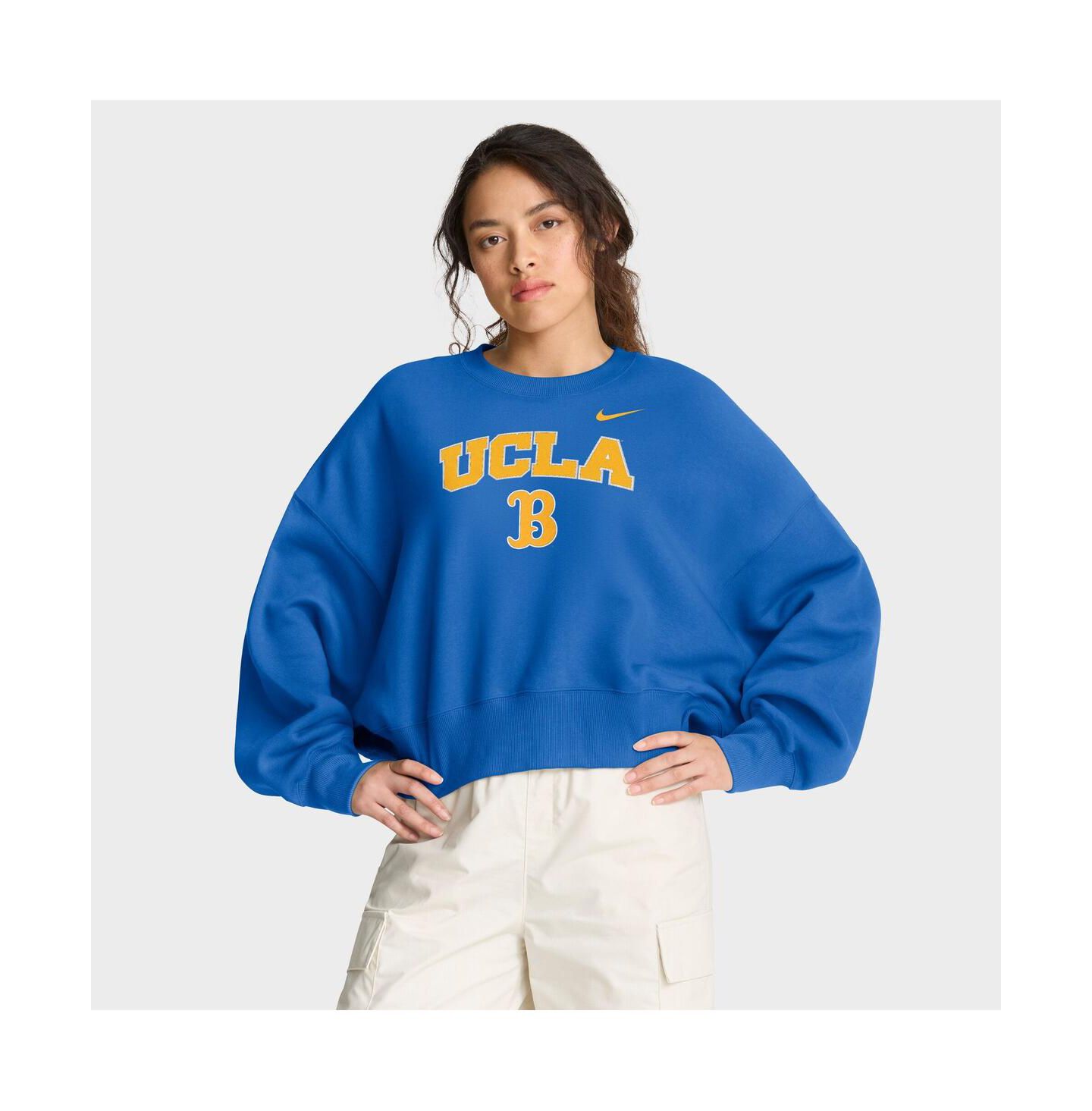 Женский свитшот Nike Blue Ucla Bruins Oversized Phoenix Arch Pullover — фото 1
