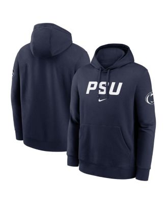 Nike - Men's Navy Penn State Nittany Lions Nickname Club Fleece Pullover Hoodie