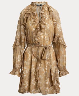 Women's Georgette Short Sleeve Dress