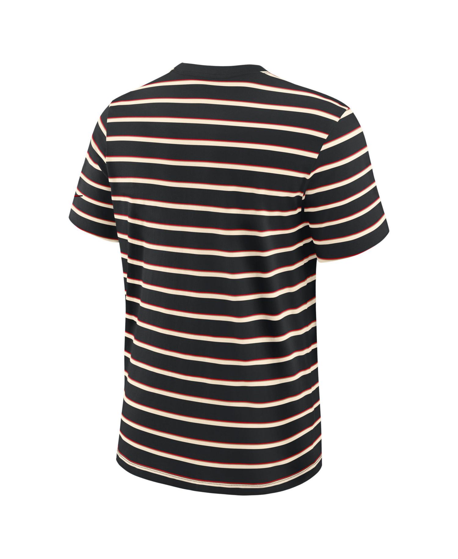 Men's Black Georgia Bulldogs Athletic Prep Legacy Summit Stripe T-Shirt