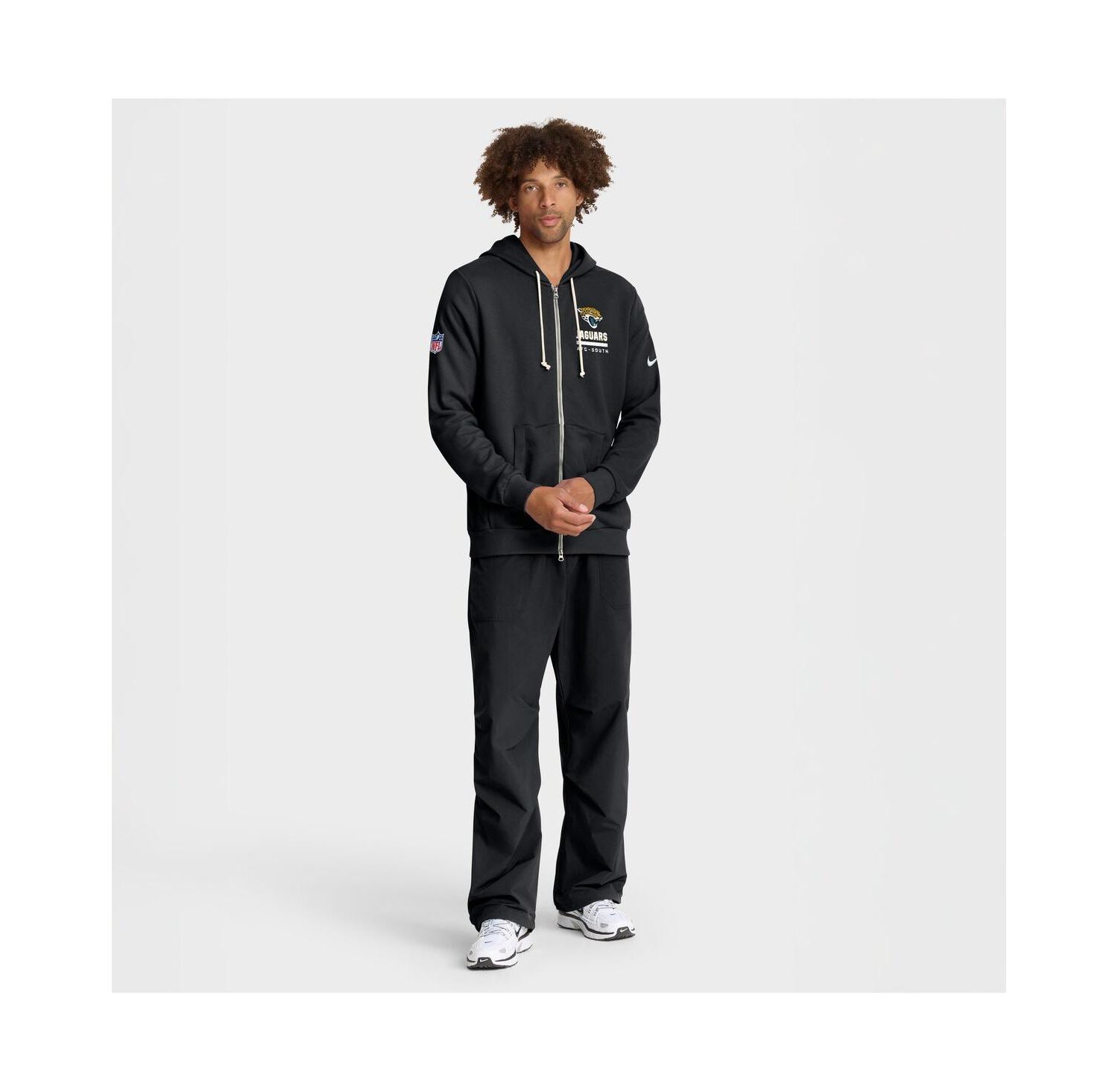 Men's Black Jacksonville Jaguars Sideline Standard Issue Utility Player Dri-FIT Full-Zip Hoodie