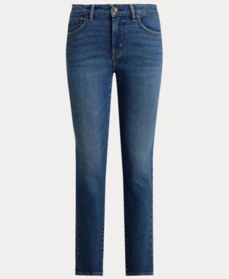 Women's Mid-Rise Straight Ankle Jeans