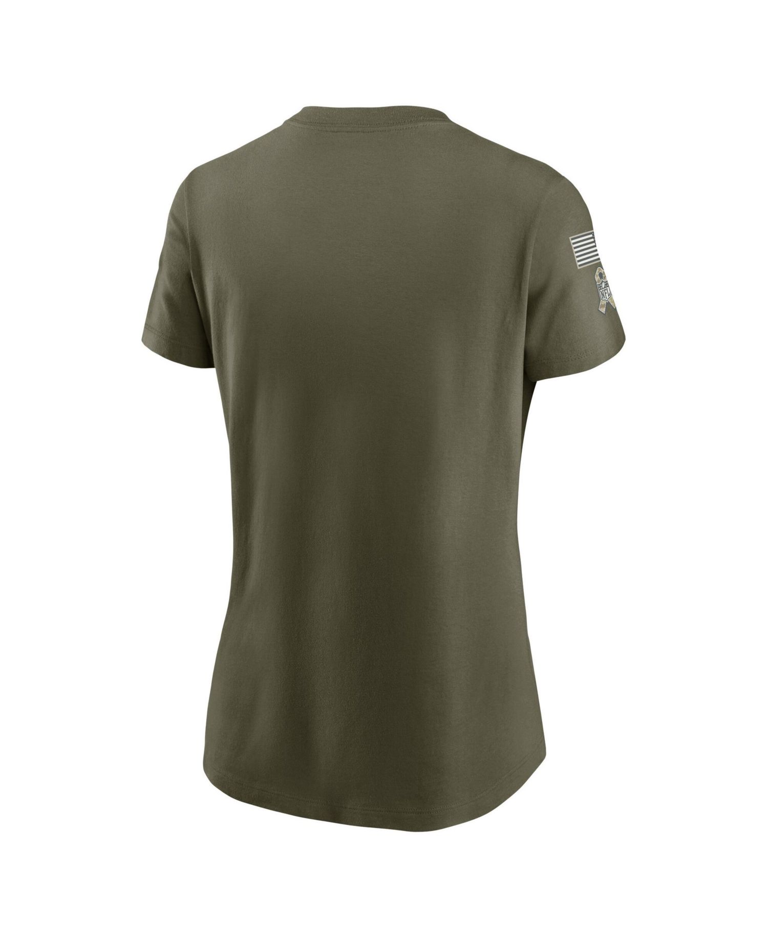 Women's Olive Washington Commanders 2025 Salute to Service Sideline T-Shirt
