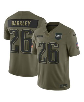 Nike - Men's Saquon Barkley Olive Philadelphia Eagles 2025 Salute to Service Limited Jersey