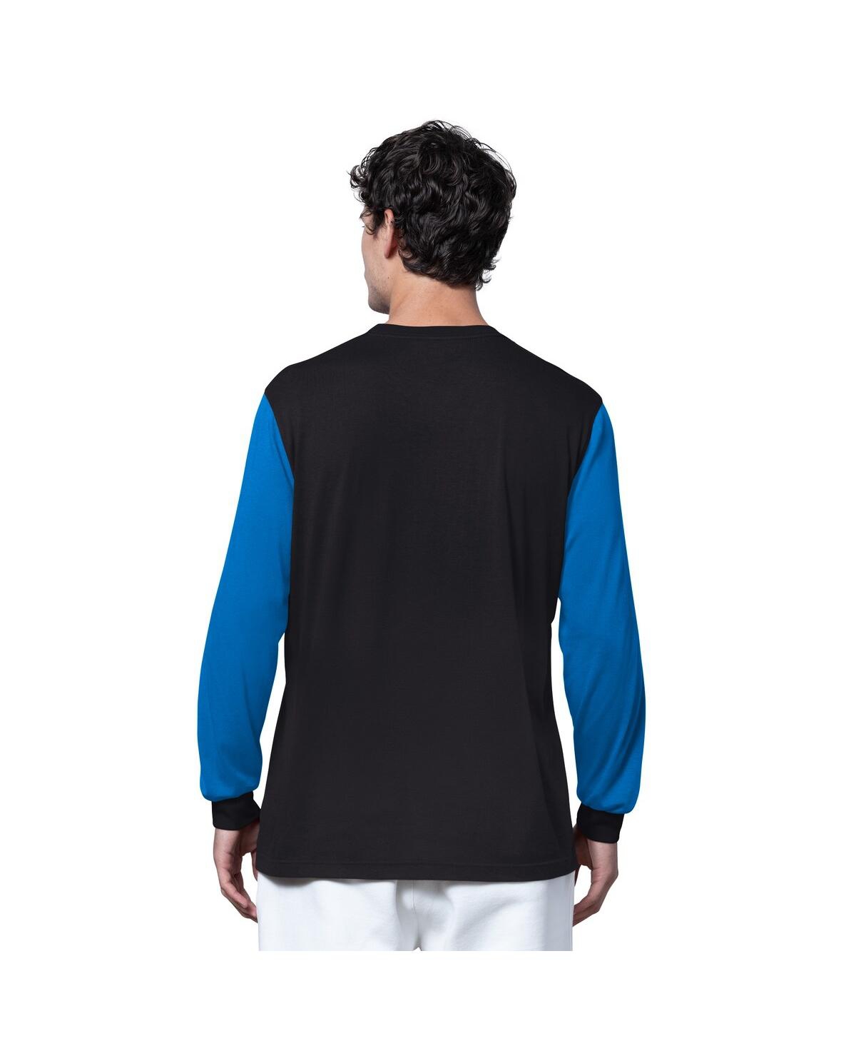 Starter Men's Black Detroit Lions Thursday Night Gridiron Long Sleeve T-Shirt