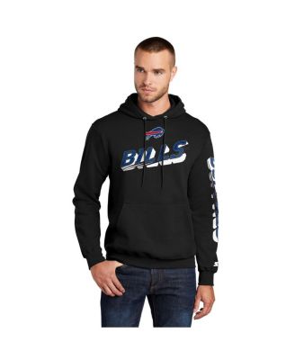 Starter - Men's Black Buffalo Bills Wordmark Logo Pullover Hoodie
