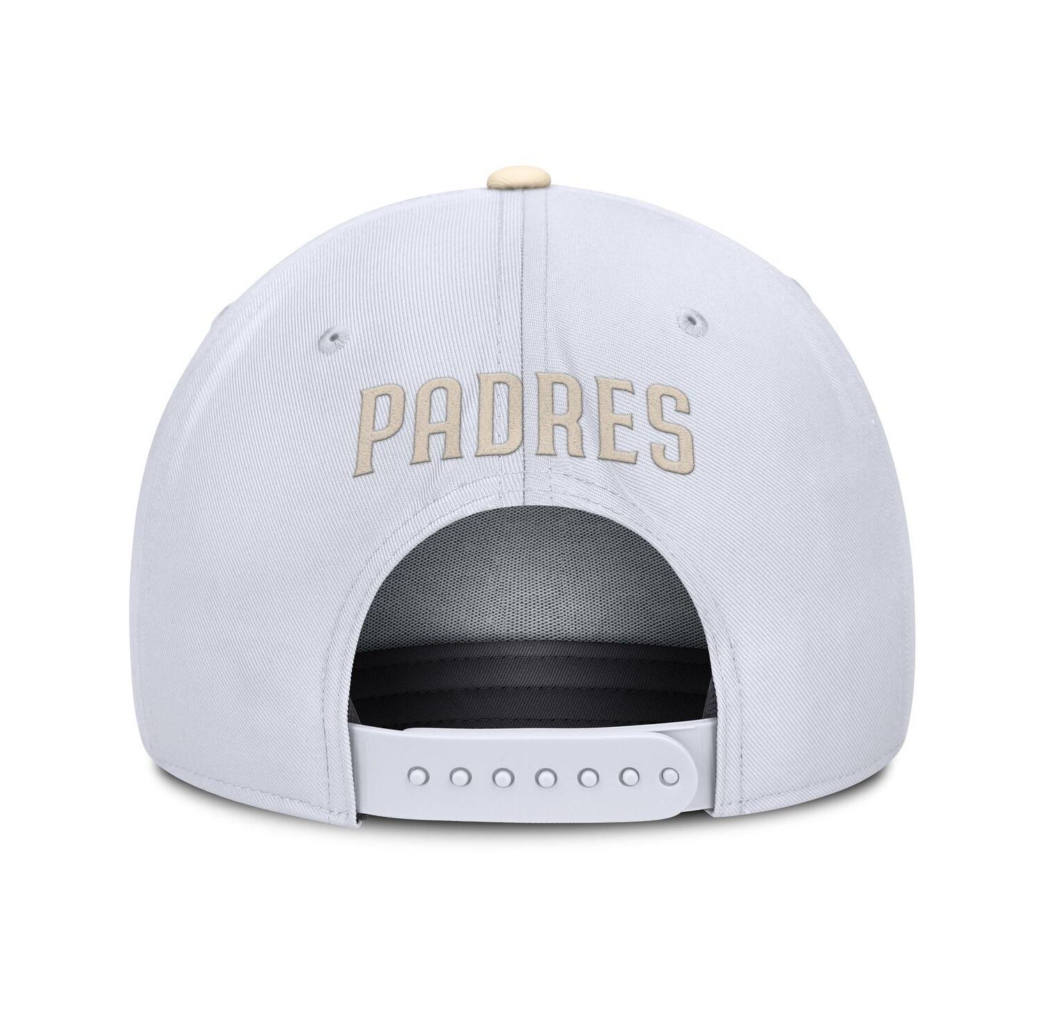 Men's White/Cream San Diego Padres Pro Performance Snapback Hat