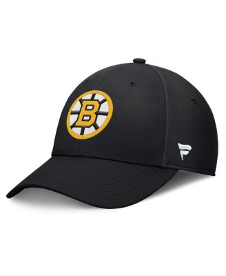 Fanatics - Men's Black Boston Bruins Primary Logo Flex Hat