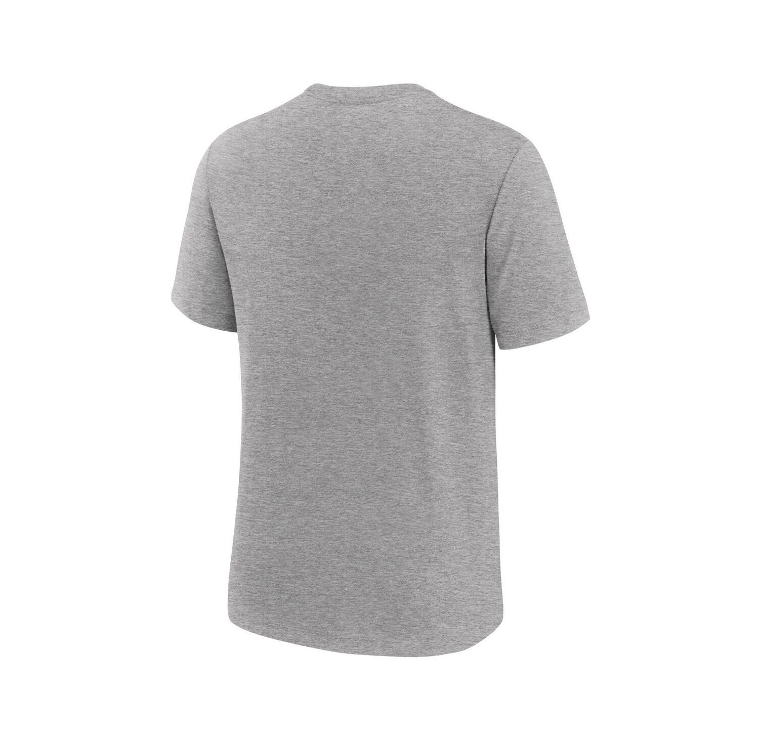 Men's Malik Nabers Heather Gray New York Giants Player Graphic T-Shirt