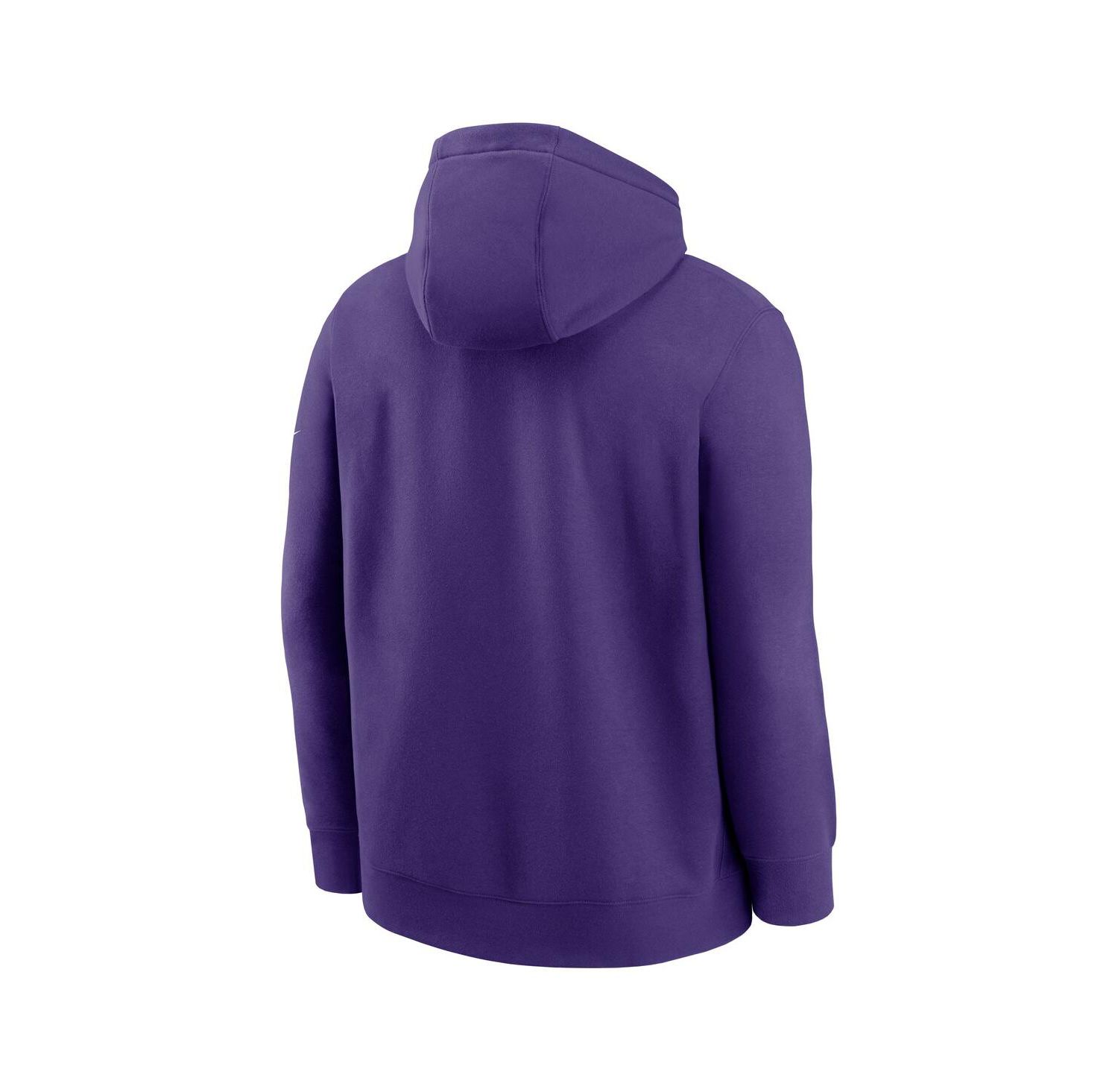 Men's Purple Minnesota Vikings Full Blitz Club Fleece Pullover Hoodie