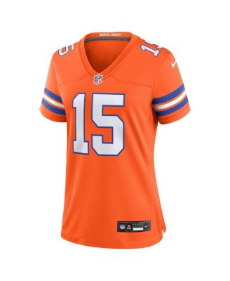 Women's Nik Bonitto Orange Denver Broncos Alternate 2 Mile High Collection 1977 Throwback Game Jersey